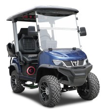 Tara Explorer Evolution Lithium Lifted Golf Cart Blue